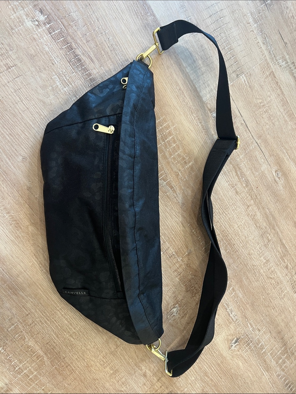 Canvelle Belt Bag with Gold Hardware